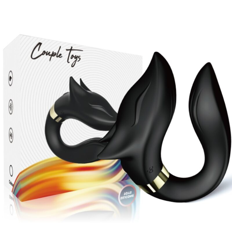 Armony - fox vibrator for couples remote control black 3