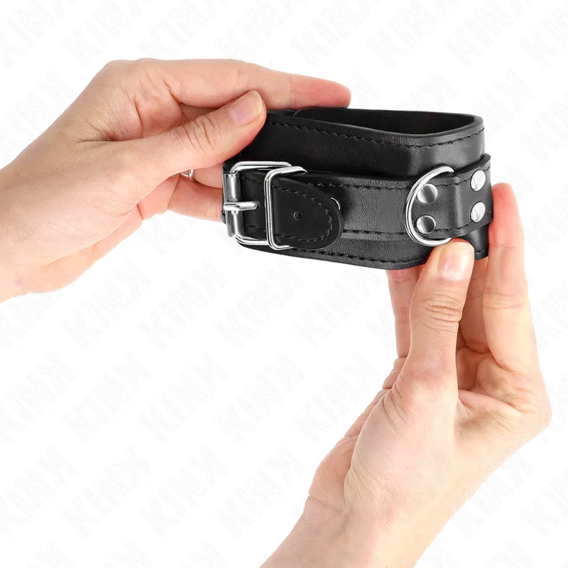 Kink - Simple Wrist Restraints Black Adjustable 20-23 Cm X 5.5 Cm 2