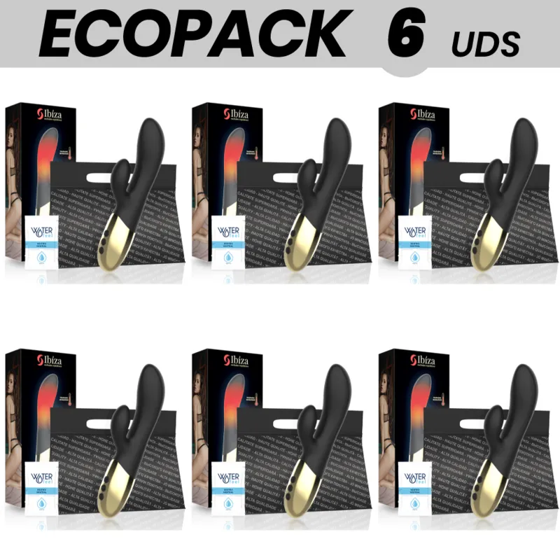 Ecopack 6 Units - Ibiza Heating Rabbit Vibrator