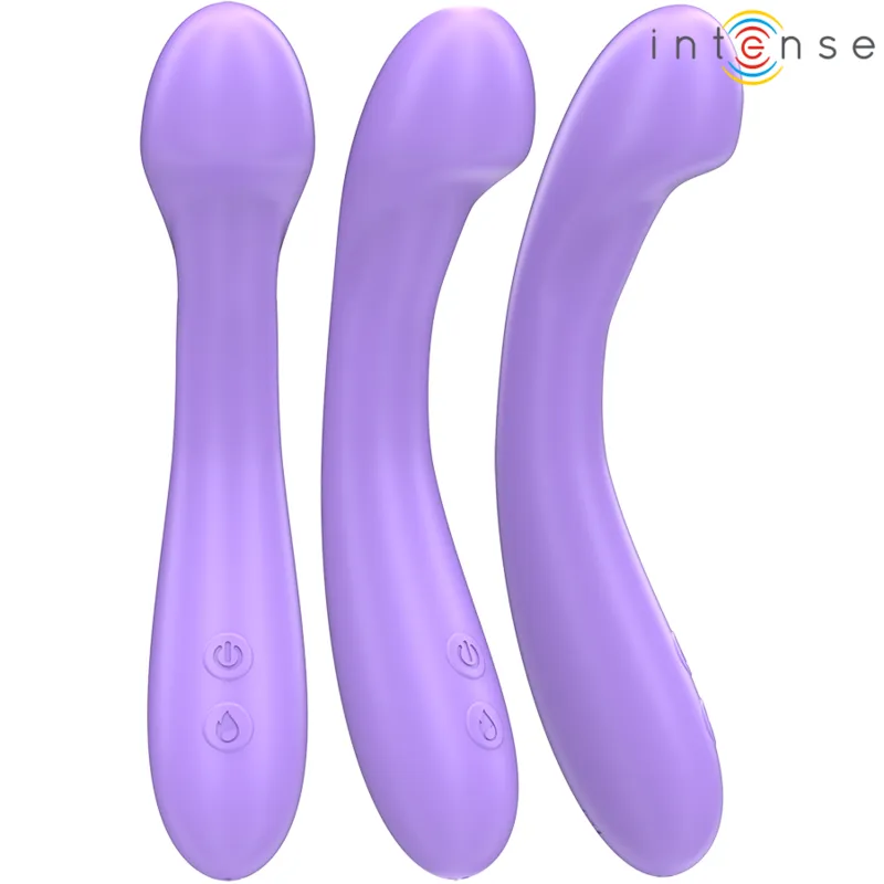 Intense - becky vibrator 19 cm heatable 7 vibrations purple 1