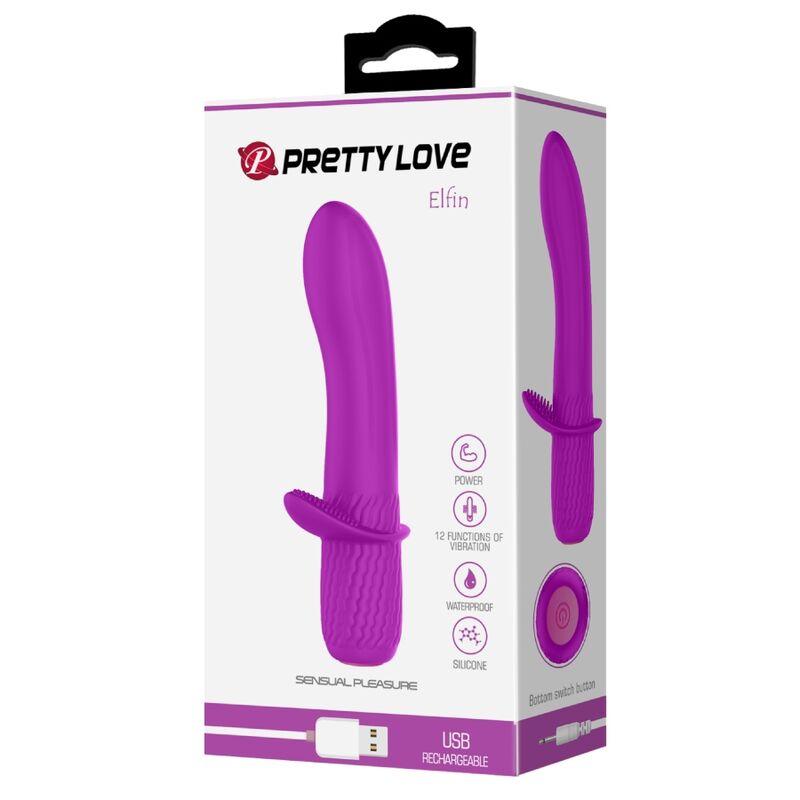 Pretty Love - Troy Purple Rechargeable Vibrator