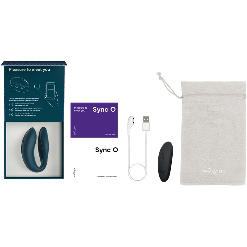 We-vibe - sync 2 adjustable couples vibrator velvet green 1