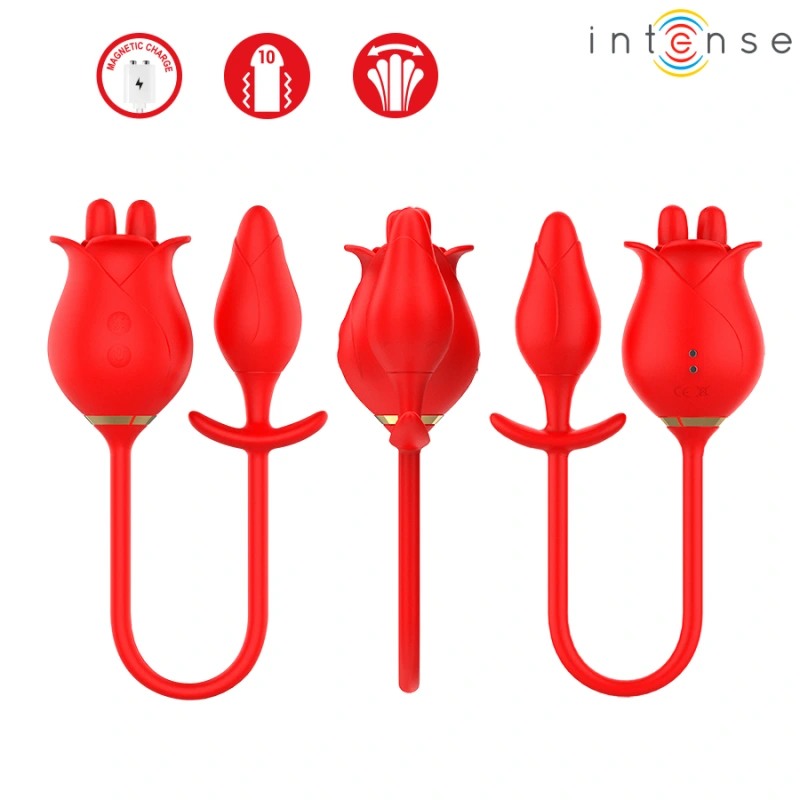 Intense - melanie double clitoris stimulator with zigzag tongue 3