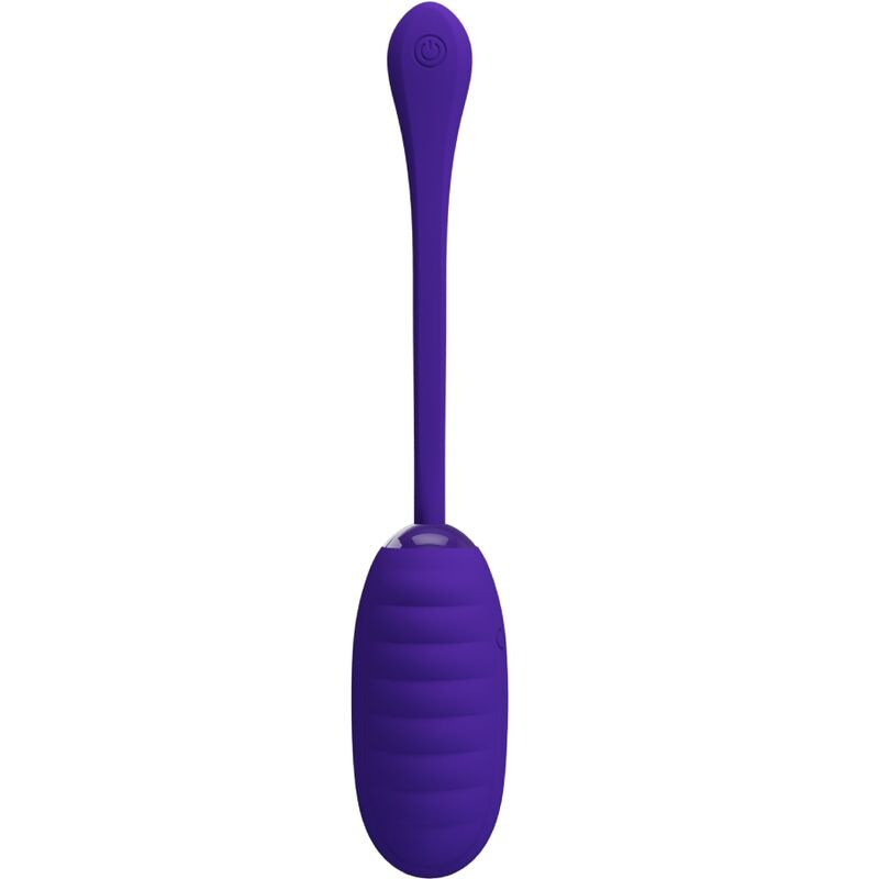 Pretty love - kirk rechargeable vibrating egg purple 8