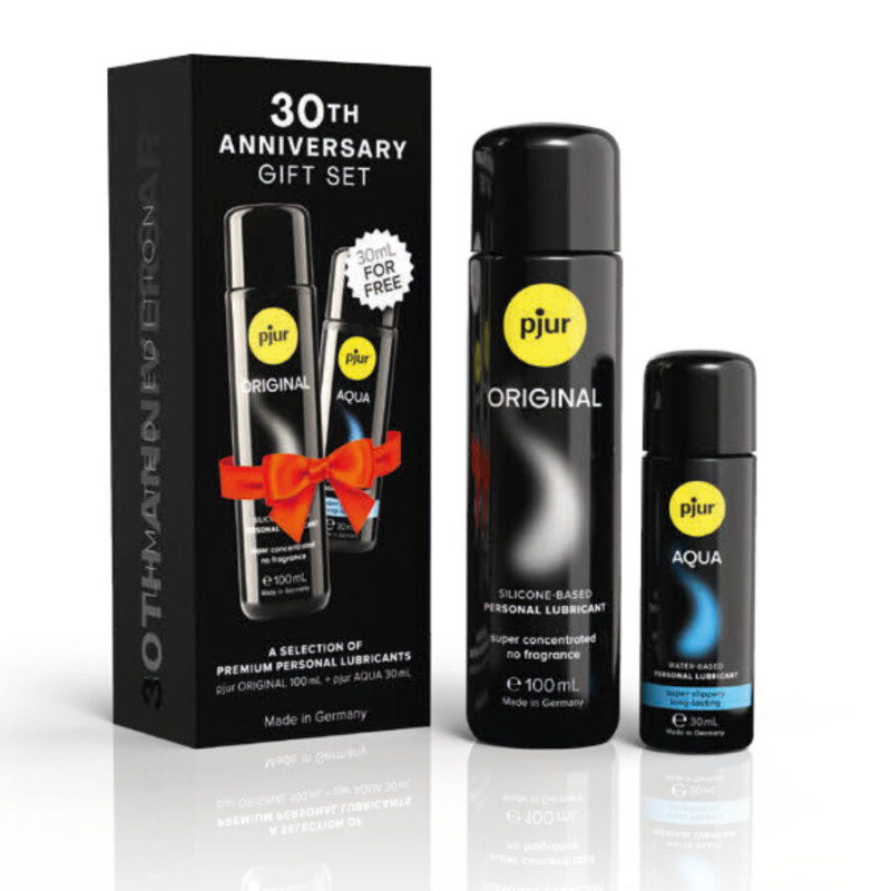 Pjur - set 30th anniversary pjur original 100 ml + pjur aqua 30 ml as a gift