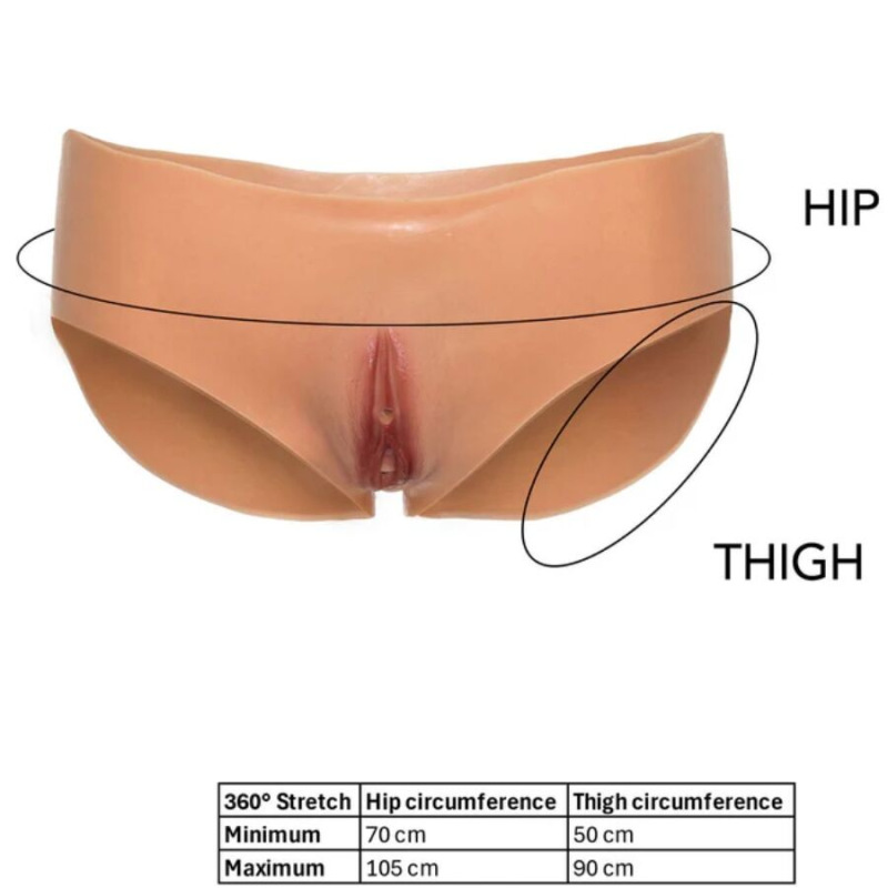 Hidden Desire - Alter Ego Open Vagina Brief Low Waist Flesh 6