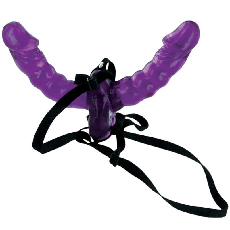 Fetish Fantasy Arnes Doble Penetracion - Pripínací Penis Obojstranný