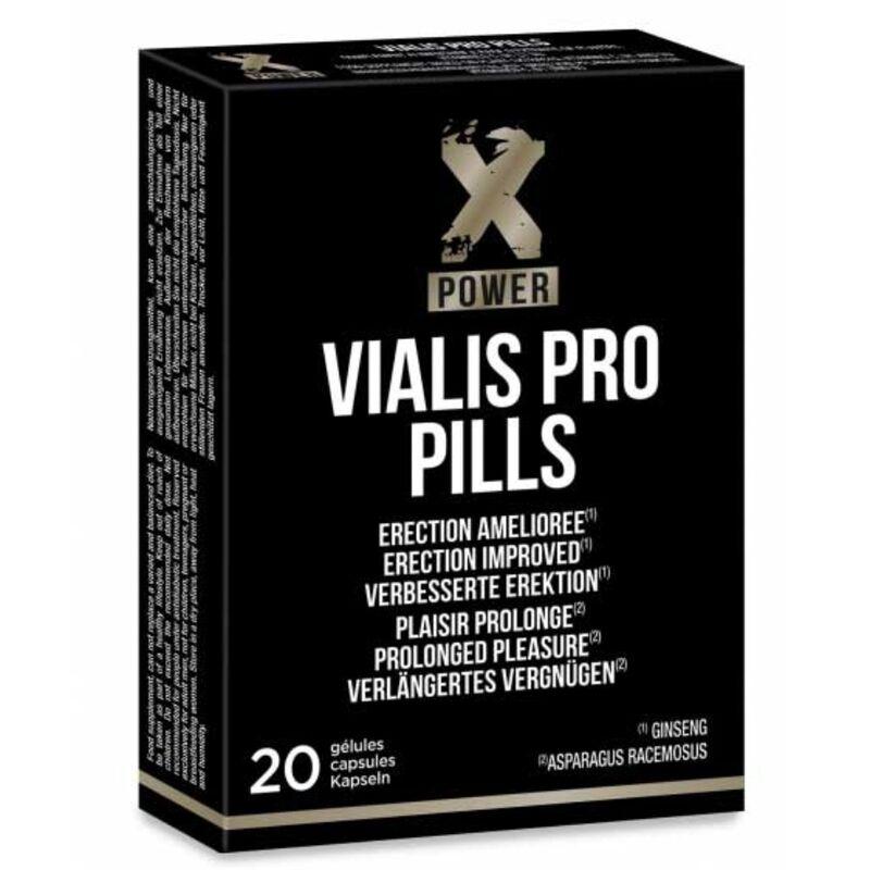 X Power - Vialis Pro Erection Enhancing Capsules 20 Units