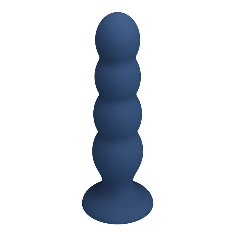 Mr play - anal plug with 4 metal balls and suction cup blue 3