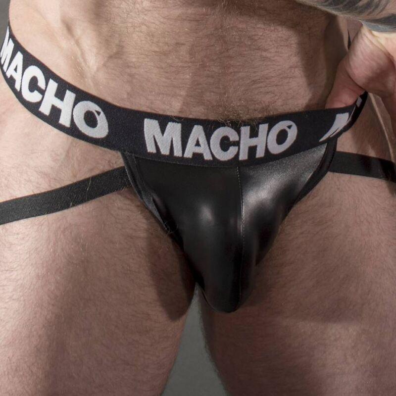 Macho - Mx25nc Jock Black Leather M