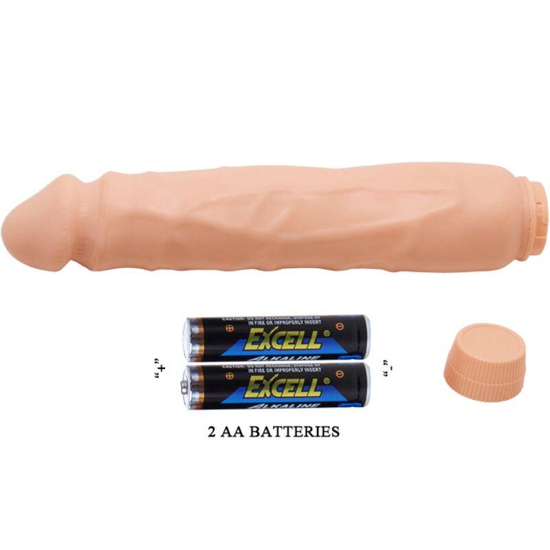 Baile - jack realistic vibrator 26 cm flesh 5