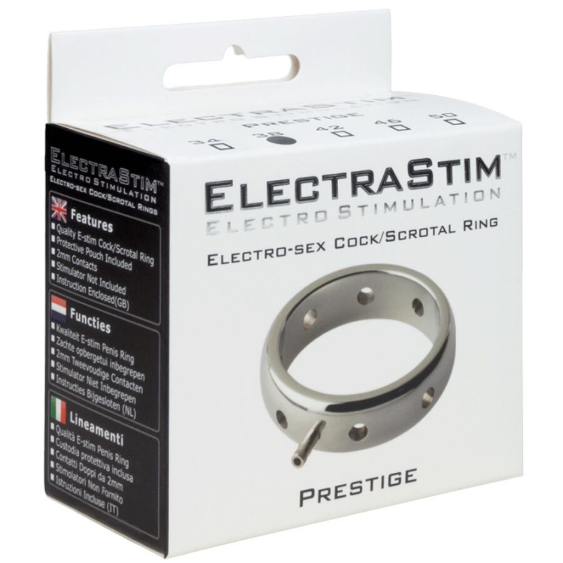 Electrastim - prestige electromagnetic metal penis ring 34 mm 3