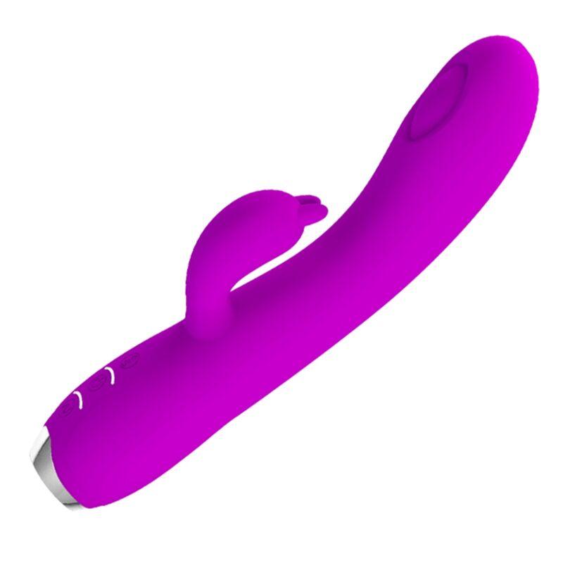 Pretty Love - Regina Rechargeable Vibrator-Sucker Purple 3