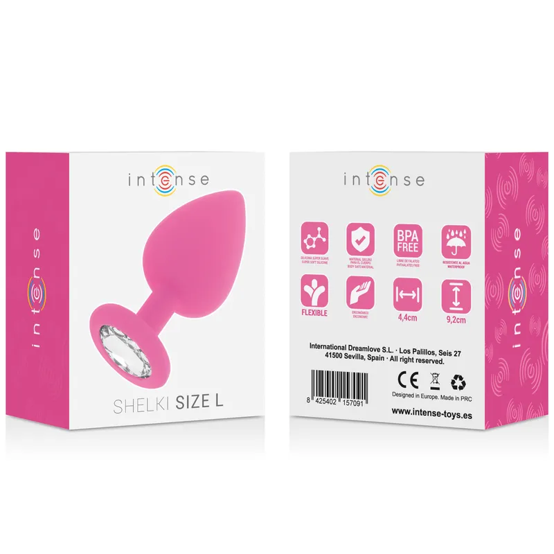 Intense Shelki L Plug Anal Hot Pink 5