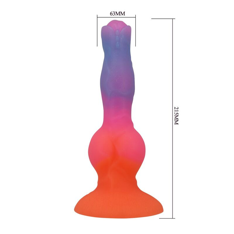 Power monsters - hercules fantasy silicone dildo 21.5 cm Ø 5 cm 5