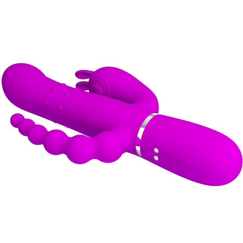 Pretty love - cammy triple vibrator multifunction 4 in 1 pink 4