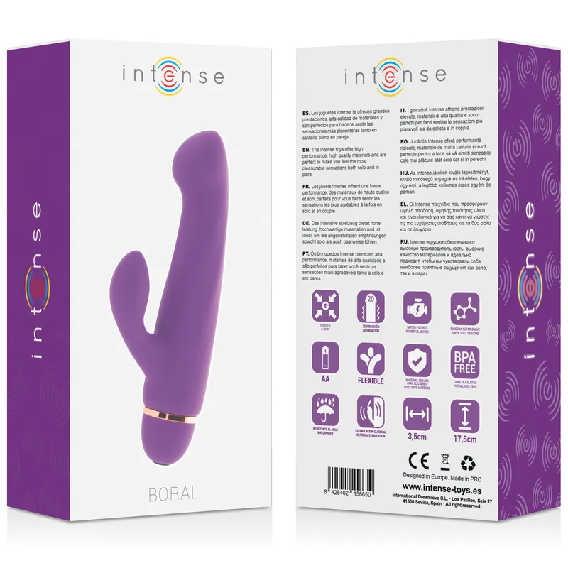 Intense Boral 20 Speeds Silicone Purple 3