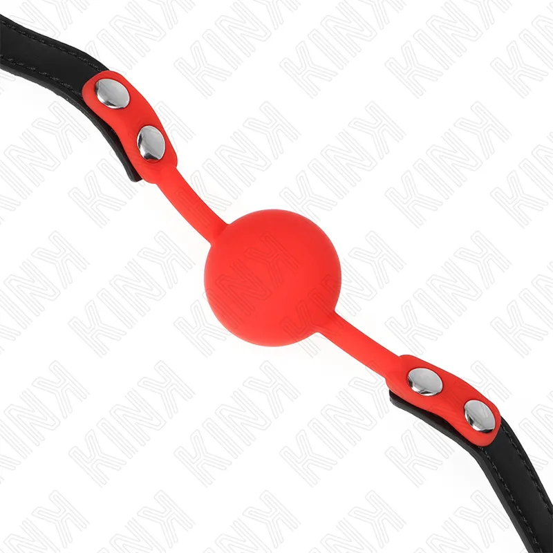 Kink - Red Silicone Ball 4 Cm Gag 60 X 2 Cm 2