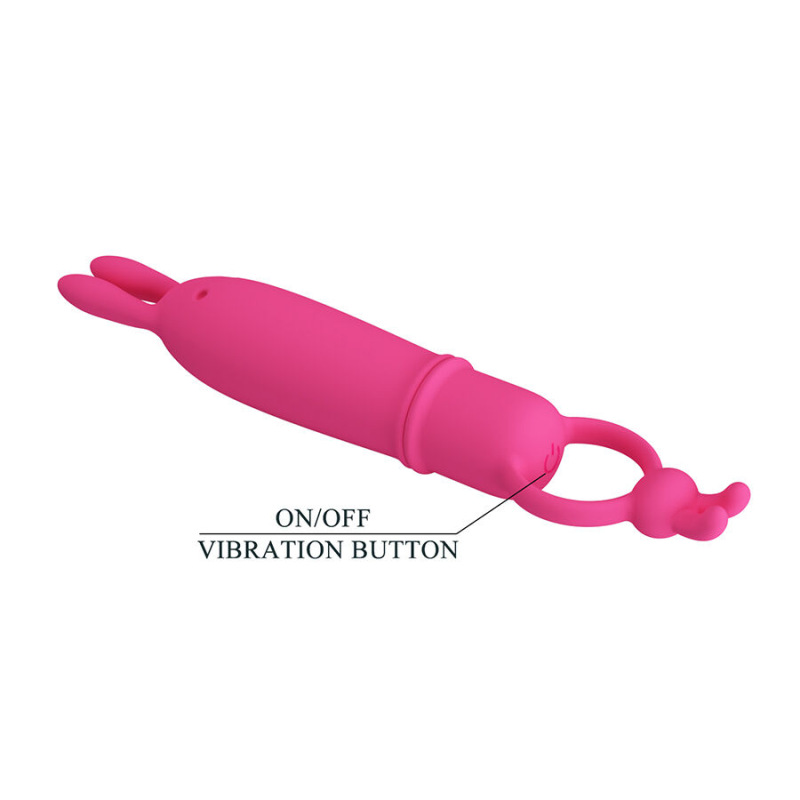 Pretty love - delia rabbit vibrator with resistance ring 6