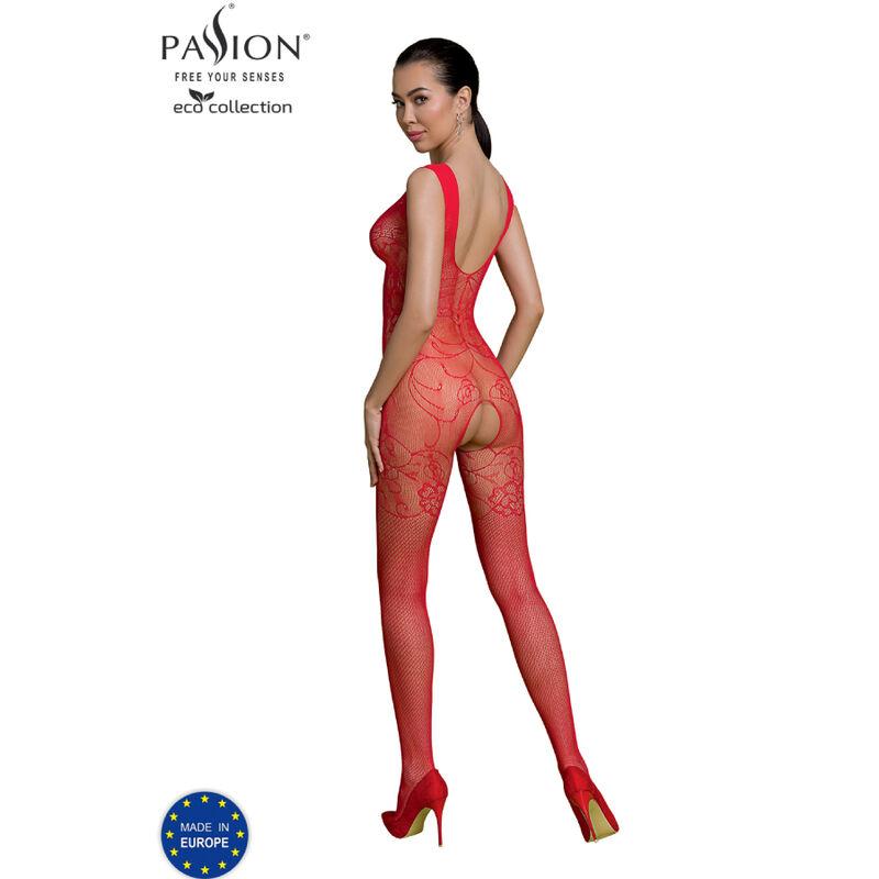 Passion - Eco Collection Bodystocking Eco Bs012 Red 1