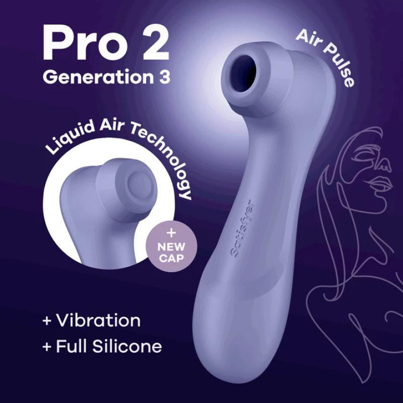 Satisfyer - Pro 2 Generation 3 Lilac - Stimulátor Klitorisu 6