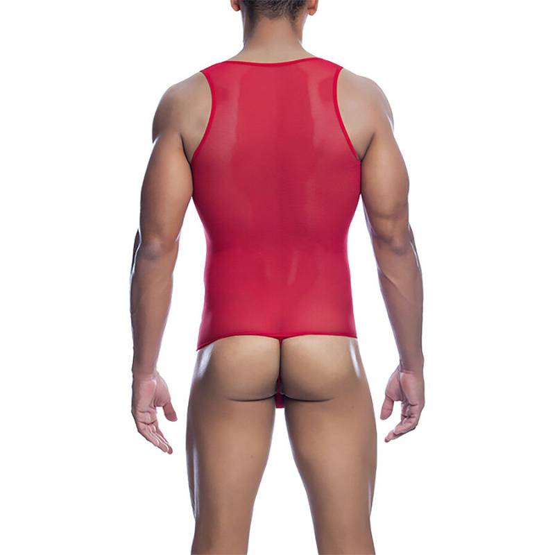 Mob - red transparent bodysheer size l/xl 3