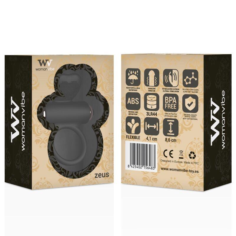 Womanvibe Zeus Vibrating Silicone Ring 1