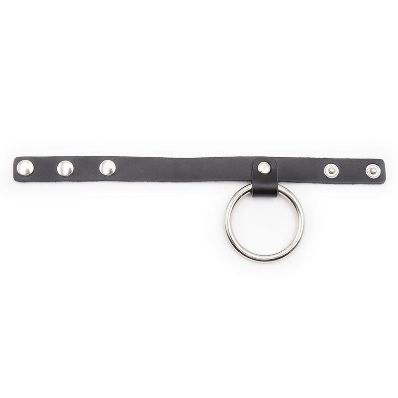 Ohmama Metal Cock Ring With Ball Divider 1
