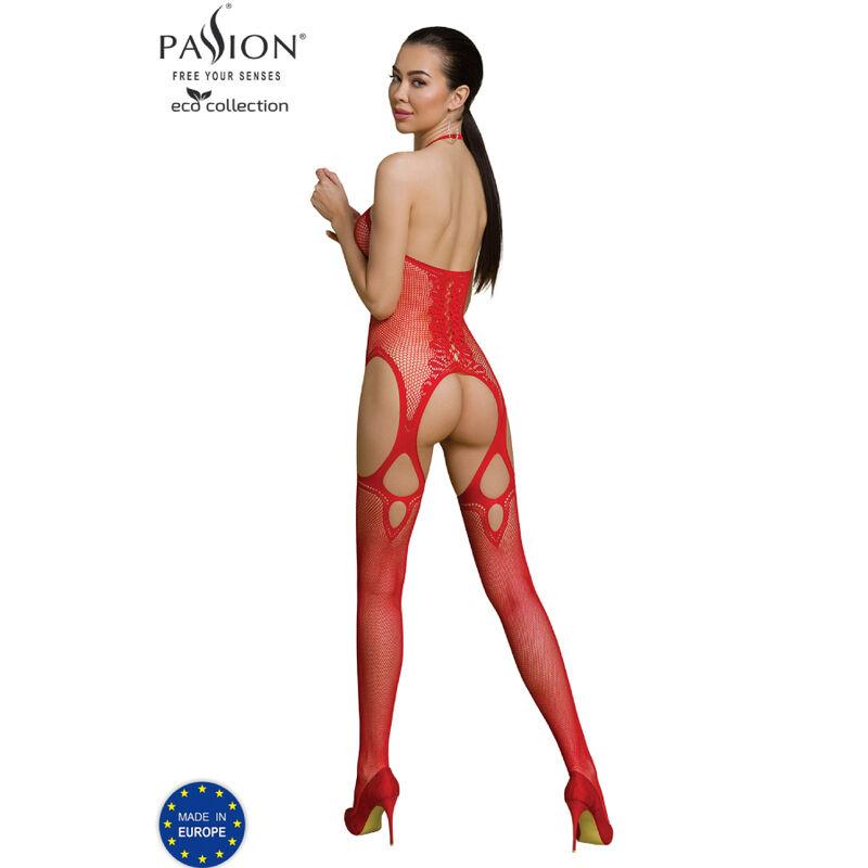 Passion - Eco Collection Bodystocking Eco Bs013 Red 1