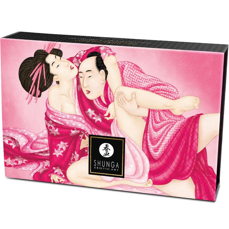 Shunga - Edible Massage Powder Kit Raspberry 3