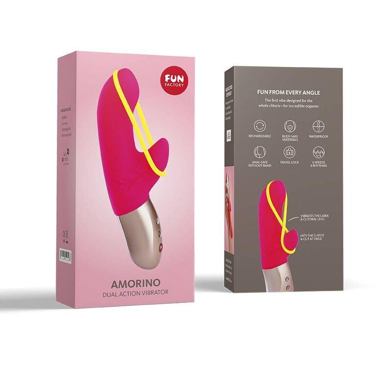 Fun Factory - Amorino Mini Vibrator Pink & Neon Yellow 1