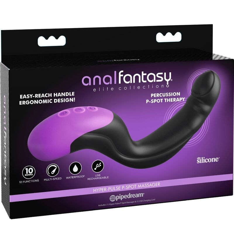 Anal fantasy elite collection - hyper-pulse p-point anal massager