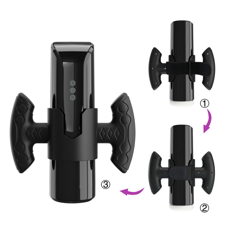 Pretty love - larissa suction masturbator with vibration + support 5