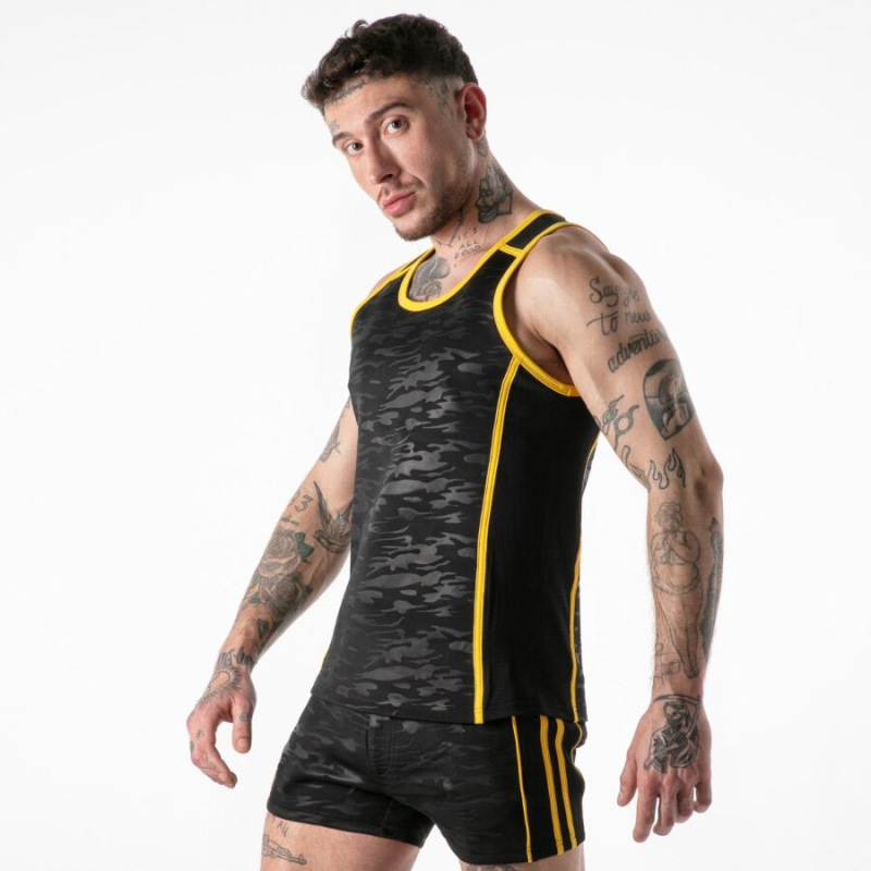 Locker gear - full military access tanktop yellow l