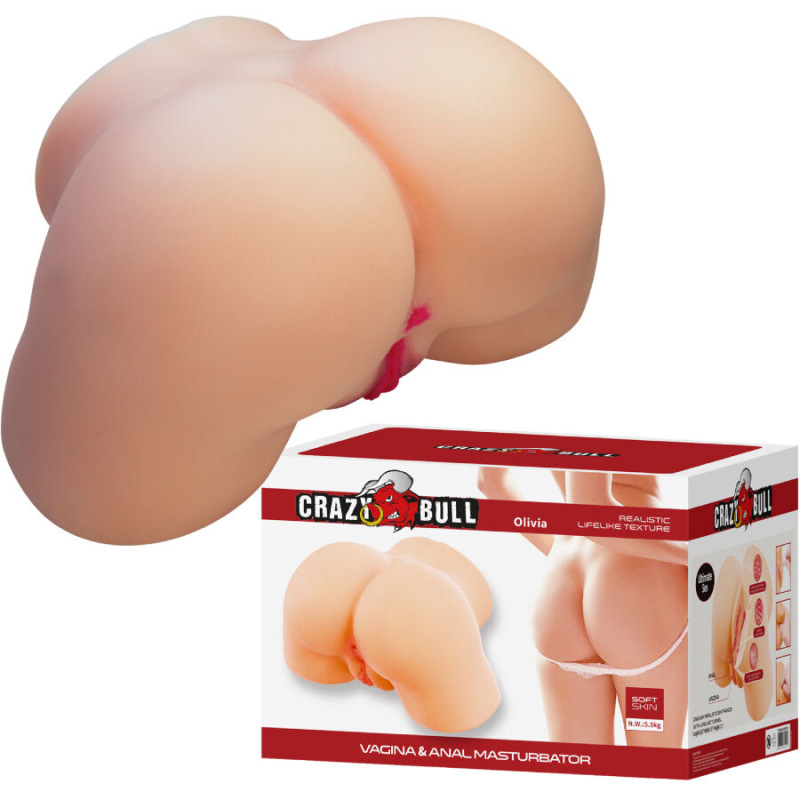 Crazy bull - olivia realistic female butt vagina and anal 5.5 kg 7