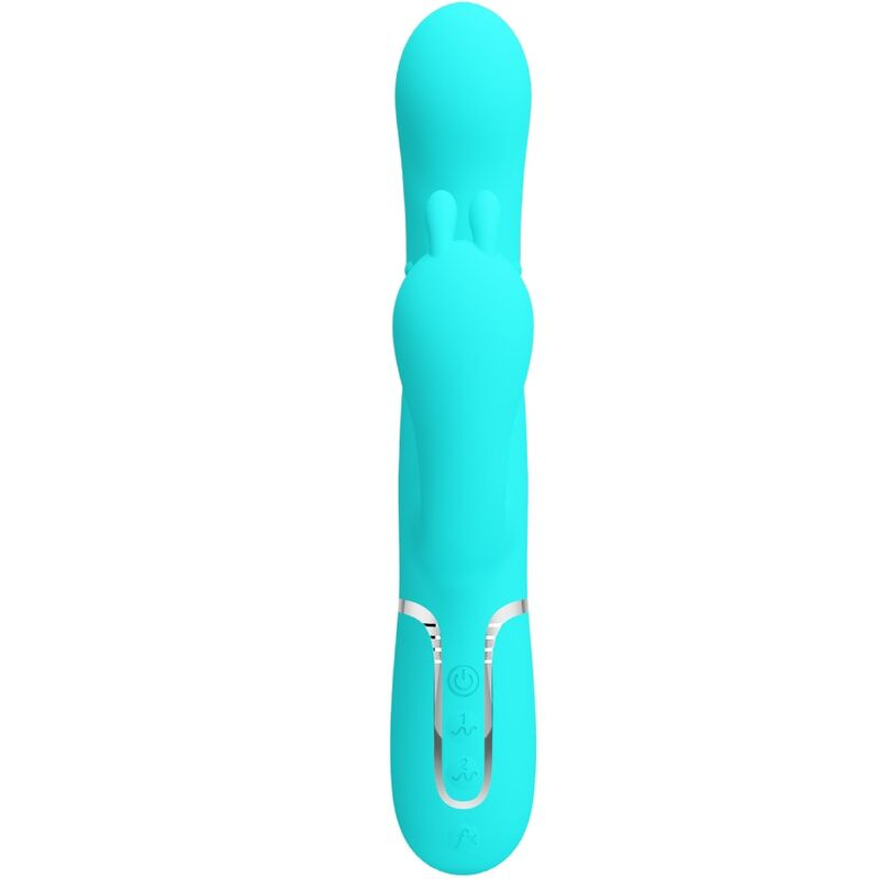 Pretty love - cammy 4 in 1 multifunction tripple rabbit vibrator blue 1