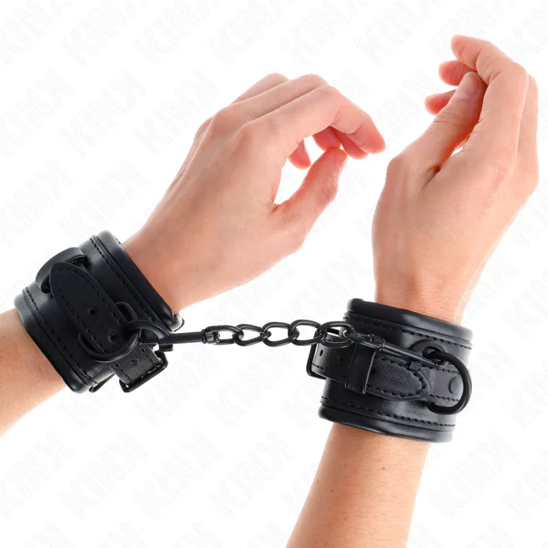 Kink - Wrist Restraints Black Adjustable 20-30 Cm X 6 Cm