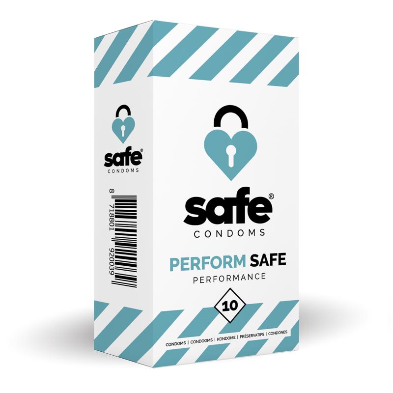 Safe - Condoms Orgasm Delaying Performance 10 Pcs