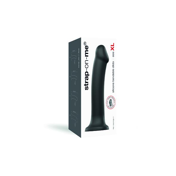 Strap-On-Me - Semi-Realistic Dual Density Bendable Dildo Bla 9