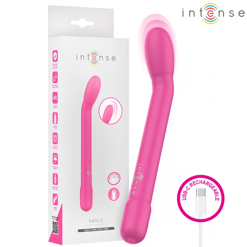 Intense - karlie rechargeable g-spot stimulator pink