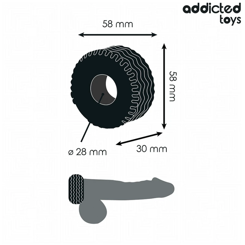 Addicted toys - extra thick cock ring 3