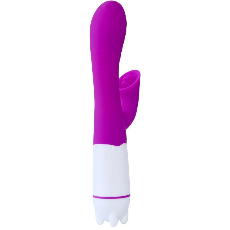 Armony - Happy Vibrator & Stimulator With Violet Rechargeable Tongue 3