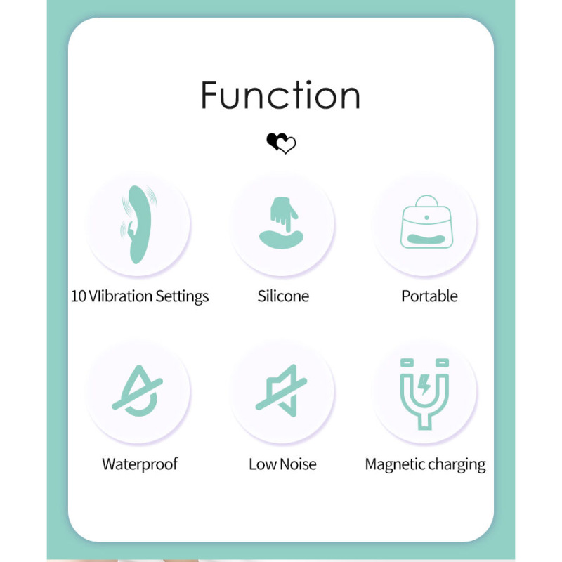 Pretty love - dj stick g-spot turquoise vibrator 8