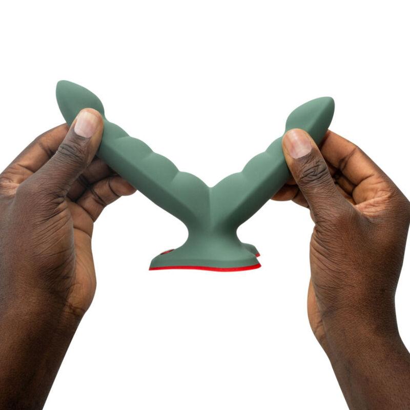 Fun Factory - Ryde Double Dildo & Massager Green 3