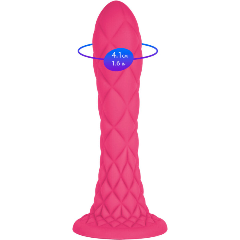 Silexd - dreamy dildo fantasy liquid silicone thermoreactive fuchsia 18.5 cm 6