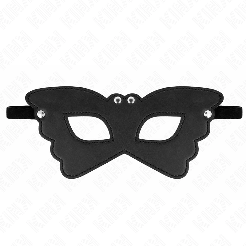 Kink - butterfly shaped leatherette mask 20 x 9 cm 3