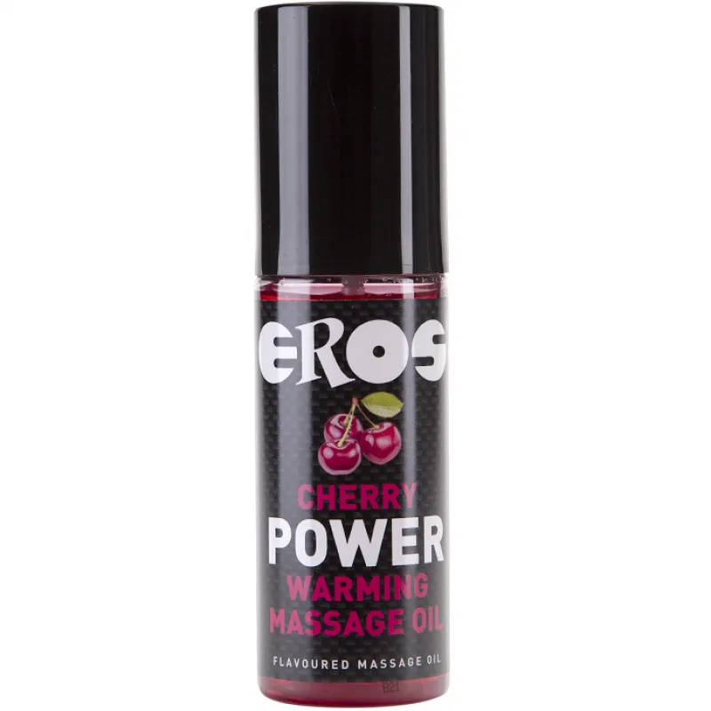 Eros Cherry Power Warming Massage Oil
