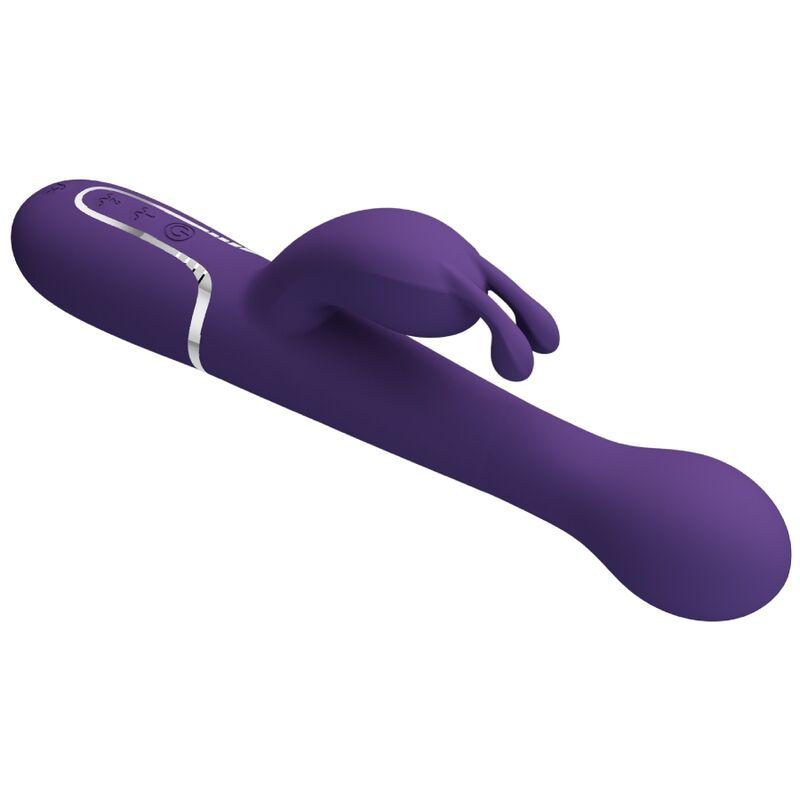 Pretty Love - Dejon Rabbit Vibrator 3 In 1 Multifunction Purple 6