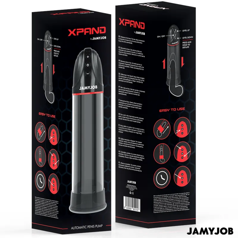 Jamyjob - xpand automatic pump 3 suction levels grey 6