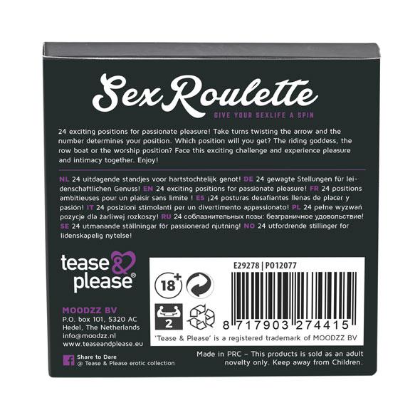 Tease & Please - Sex Roulette Kamasutra (Nl-De-En-Fr-Es-It-Pl-Ru-Se-No)